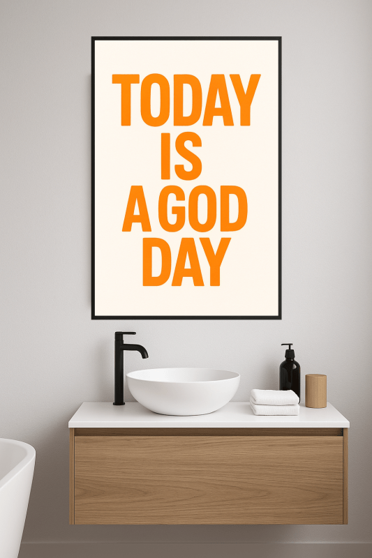 Plakat Sztuki z Afirmacjami - CasaNookDecor