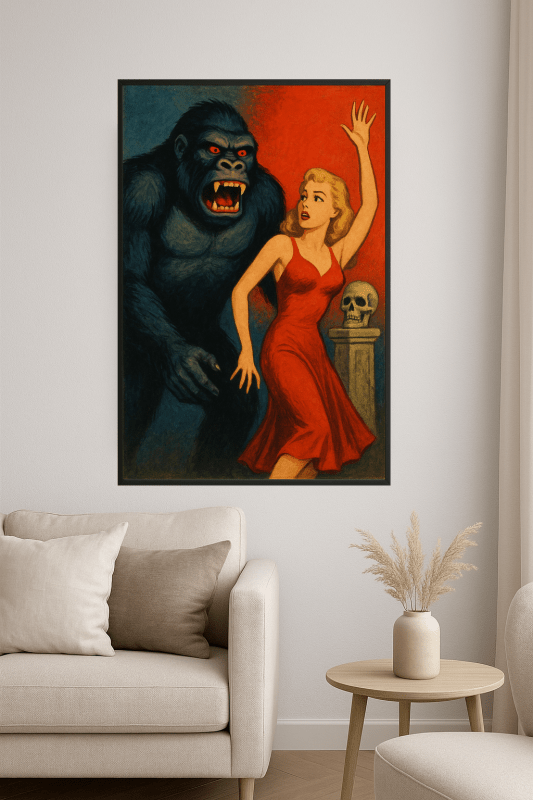 Plakat Vintage King Konga - CasaNookDecor