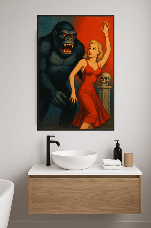 Plakat Vintage King Konga - CasaNookDecor