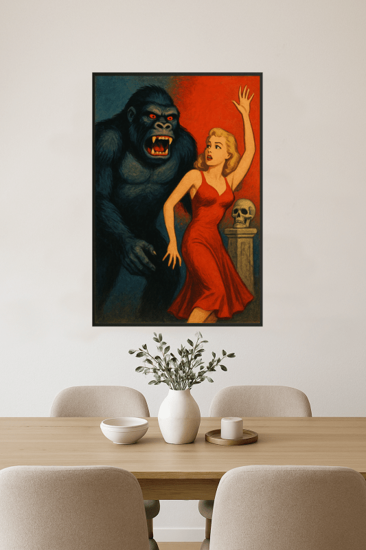 Plakat Vintage King Konga - CasaNookDecor