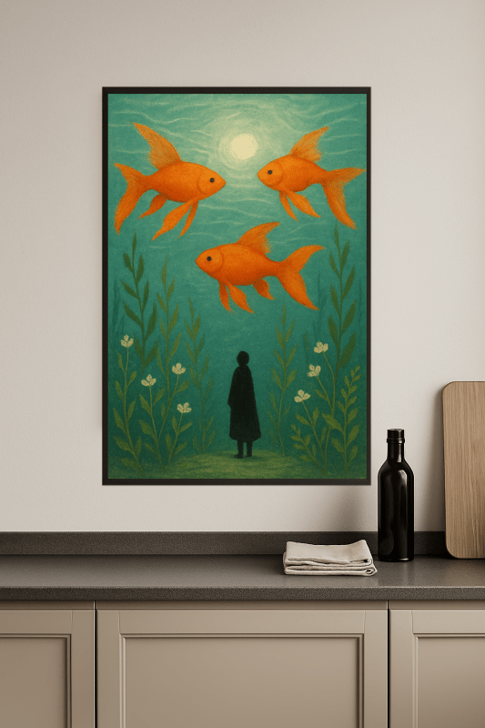 Podwodna Serenada - Druk Sztuki - CasaNookDecor