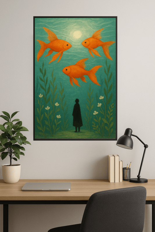 Podwodna Serenada - Druk Sztuki - CasaNookDecor