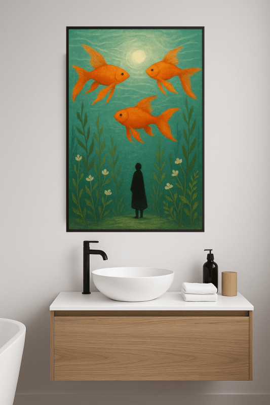 Podwodna Serenada - Druk Sztuki - CasaNookDecor