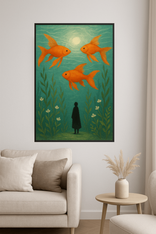 Podwodna Serenada - Druk Sztuki - CasaNookDecor