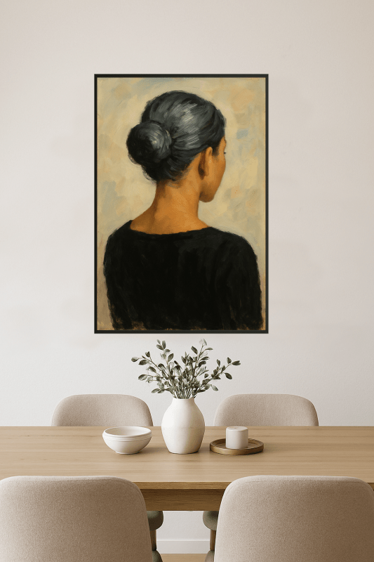 Portret Eleganckiej Kobiety - CasaNookDecor