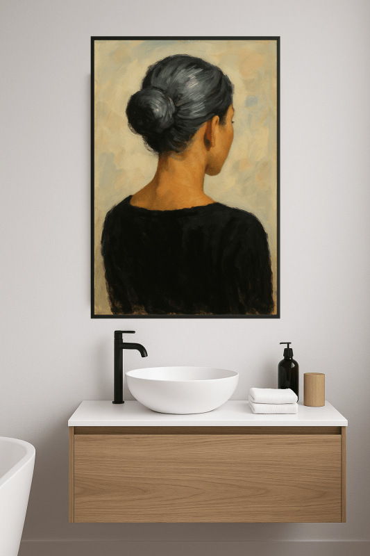 Portret Eleganckiej Kobiety - CasaNookDecor