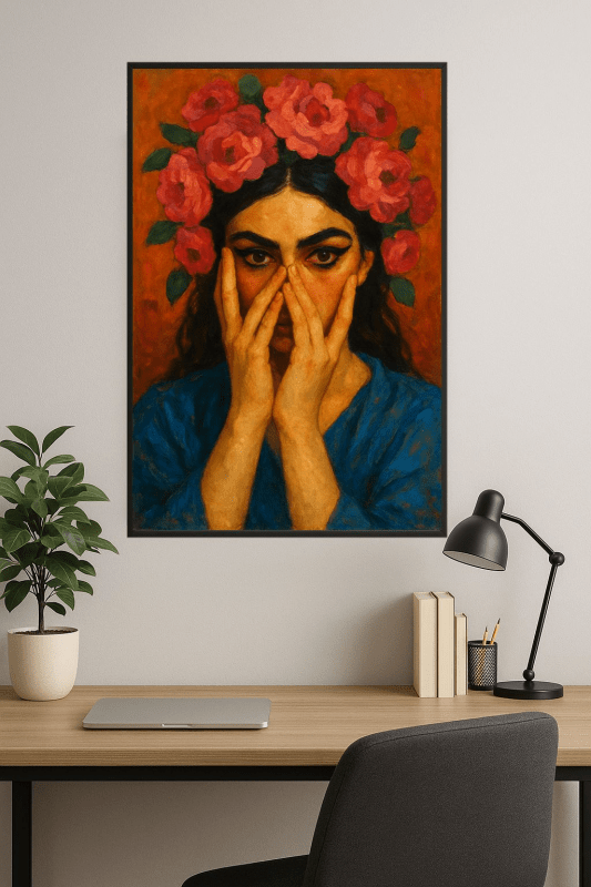 Portret Kwiatowy Sztuki - CasaNookDecor