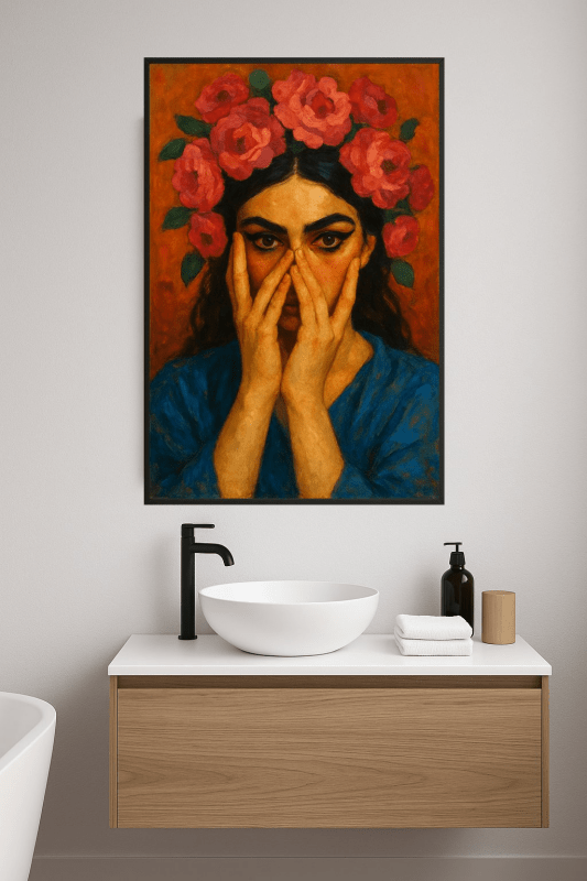 Portret Kwiatowy Sztuki - CasaNookDecor