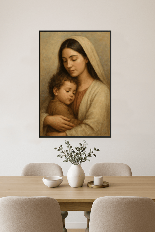 Portret Matki I Dziecka - CasaNookDecor