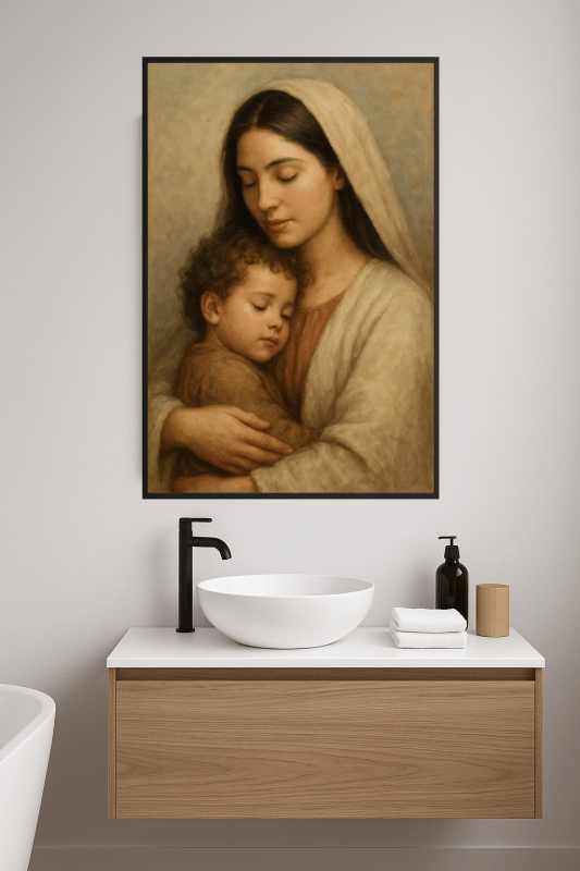 Portret Matki I Dziecka - CasaNookDecor