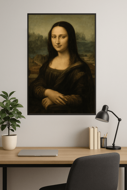 Portret Mona Lisy - CasaNookDecor