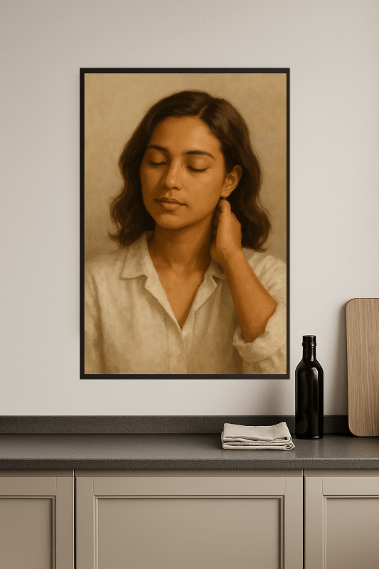 Portret Spokojnej Kobiety - CasaNookDecor