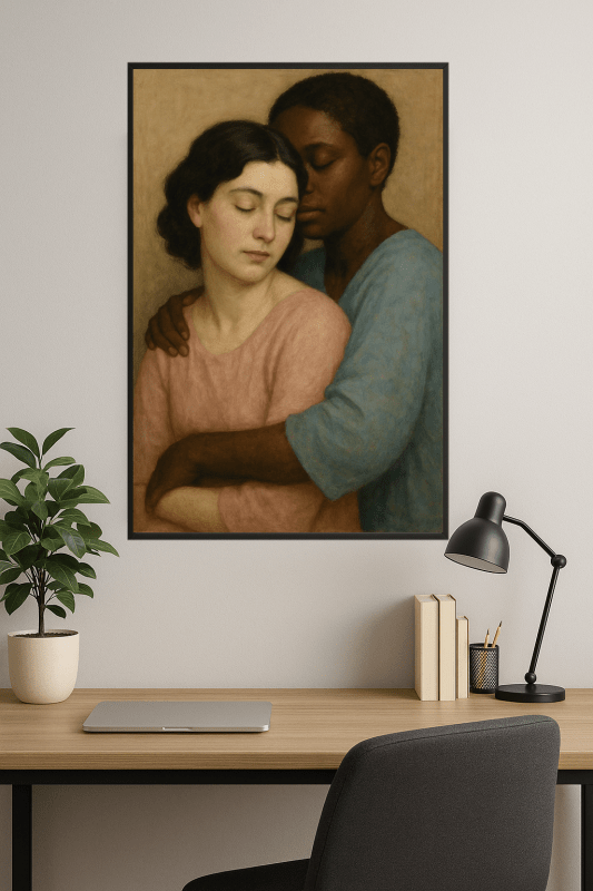 Przyjmowanie Kobiet - Grafika Artystyczna - CasaNookDecor