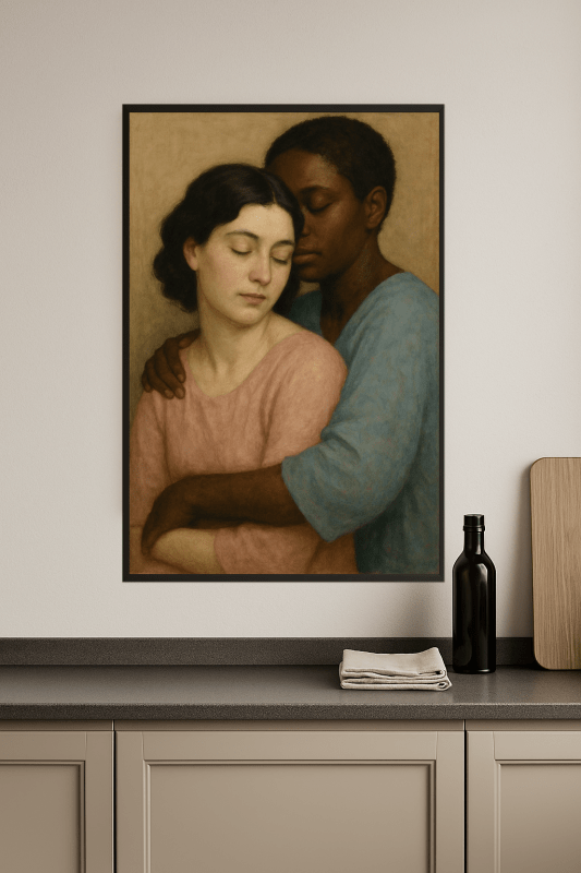 Przyjmowanie Kobiet - Grafika Artystyczna - CasaNookDecor