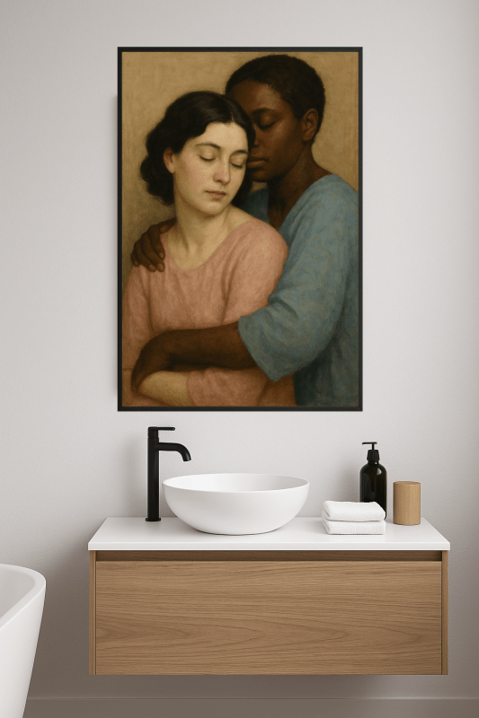 Przyjmowanie Kobiet - Grafika Artystyczna - CasaNookDecor