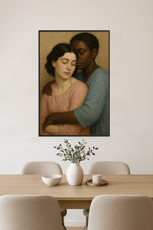 Przyjmowanie Kobiet - Grafika Artystyczna - CasaNookDecor