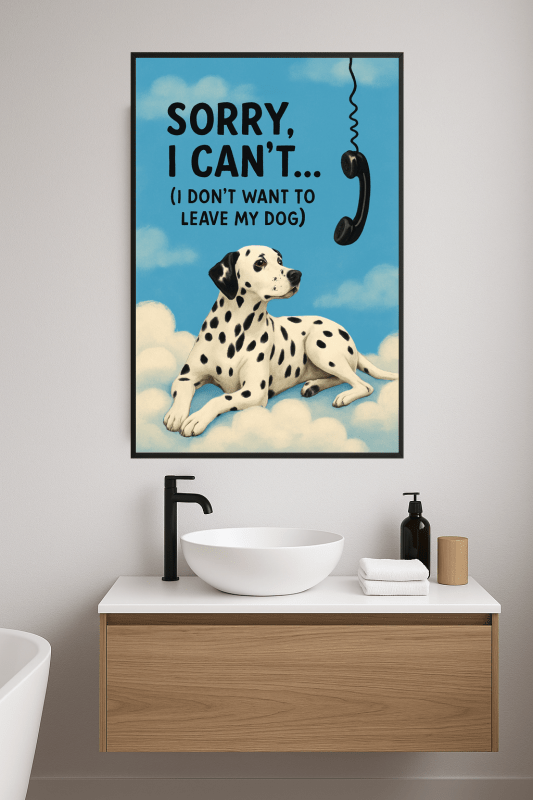 Przykro Mi, Nie Mogę Sztuki Psów - CasaNookDecor