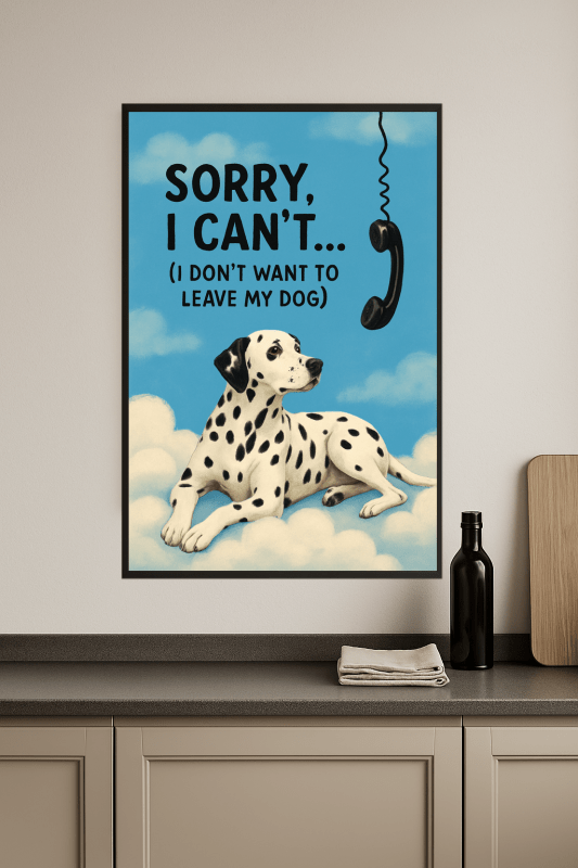 Przykro Mi, Nie Mogę Sztuki Psów - CasaNookDecor