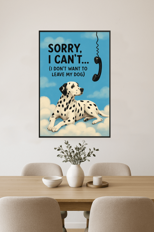 Przykro Mi, Nie Mogę Sztuki Psów - CasaNookDecor