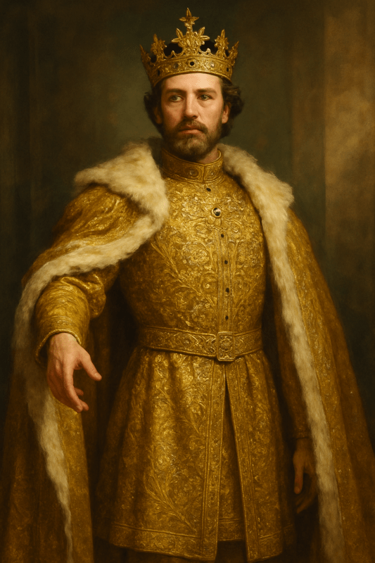 Regalny Złoty Strój - CasaNookDecor