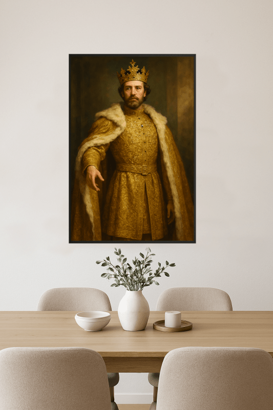 Regalny Złoty Strój - CasaNookDecor