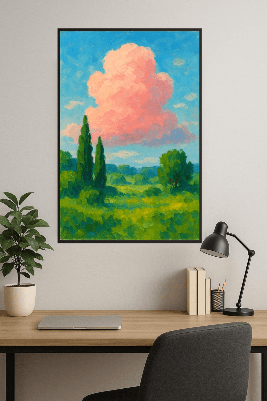 Różowa Chmura - Henri'ego Edmonda Crossa - CasaNookDecor