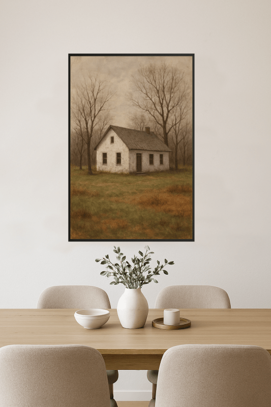Rustykalna Sztuka Białego Domu - CasaNookDecor
