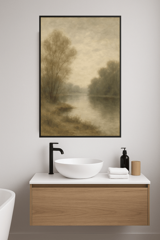 Sielankowy Krajobraz Rzeki w Sztuce - CasaNookDecor