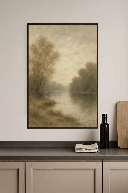 Sielankowy Krajobraz Rzeki w Sztuce - CasaNookDecor
