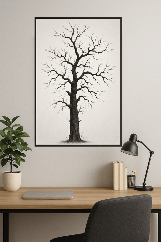 Skręcony Bezimienny Kształt Drzewa - CasaNookDecor