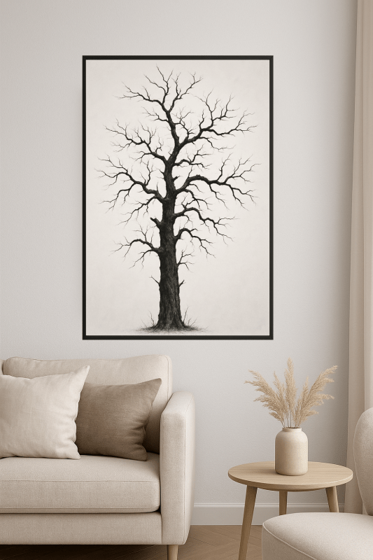 Skręcony Bezimienny Kształt Drzewa - CasaNookDecor
