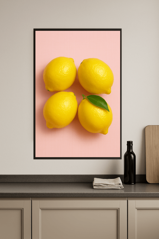 Świeże Żółte Cytryny - CasaNookDecor