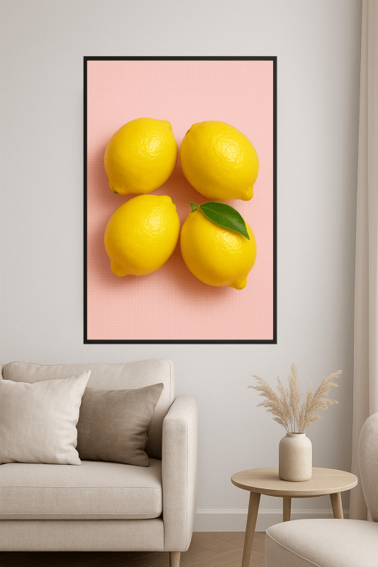 Świeże Żółte Cytryny - CasaNookDecor