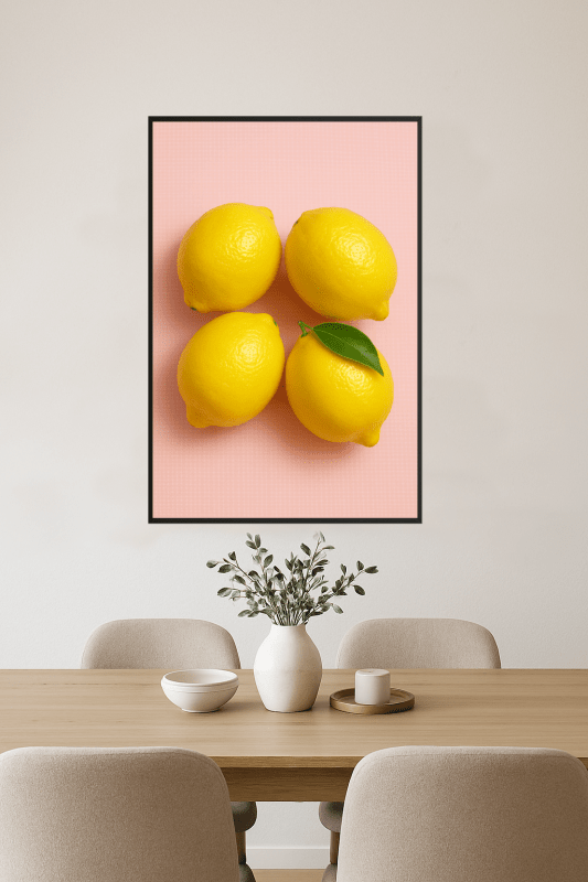 Świeże Żółte Cytryny - CasaNookDecor