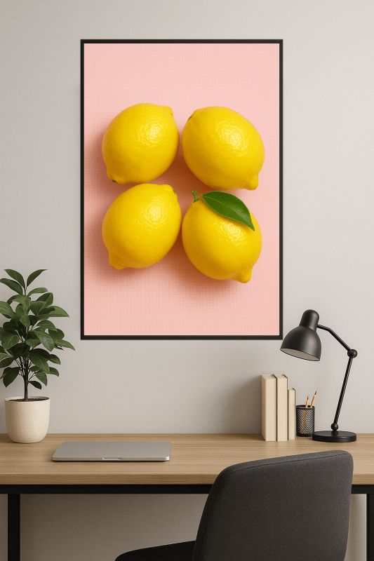 Świeże Żółte Cytryny - CasaNookDecor