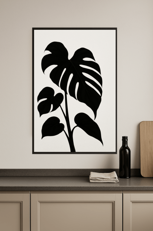 Sylwetka Rośliny Monstery - CasaNookDecor