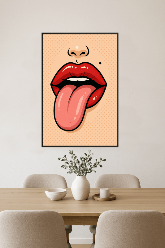 Sztuka Błyszczących Czerwonych Warg - CasaNookDecor