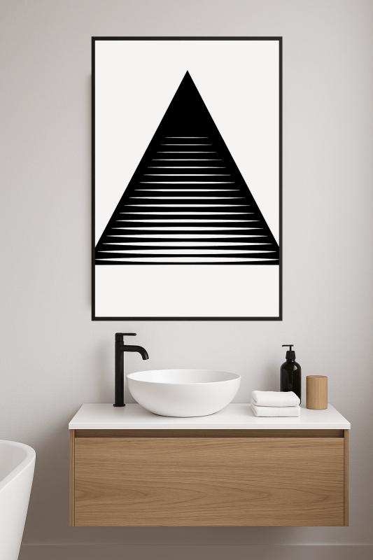 Sztuka Geometrycznych Trójkątów - CasaNookDecor