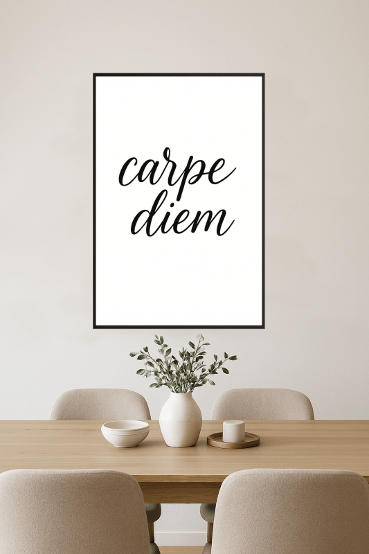 Sztuka Ścienna Carpe Diem - CasaNookDecor