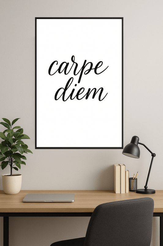 Sztuka Ścienna Carpe Diem - CasaNookDecor