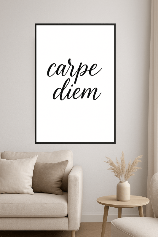 Sztuka Ścienna Carpe Diem - CasaNookDecor