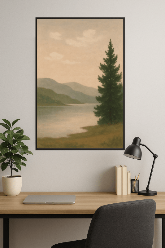 Sztuka Spokojnego Krajobrazu - CasaNookDecor