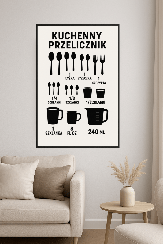 Tabela Przeliczeń Kuchennych - CasaNookDecor