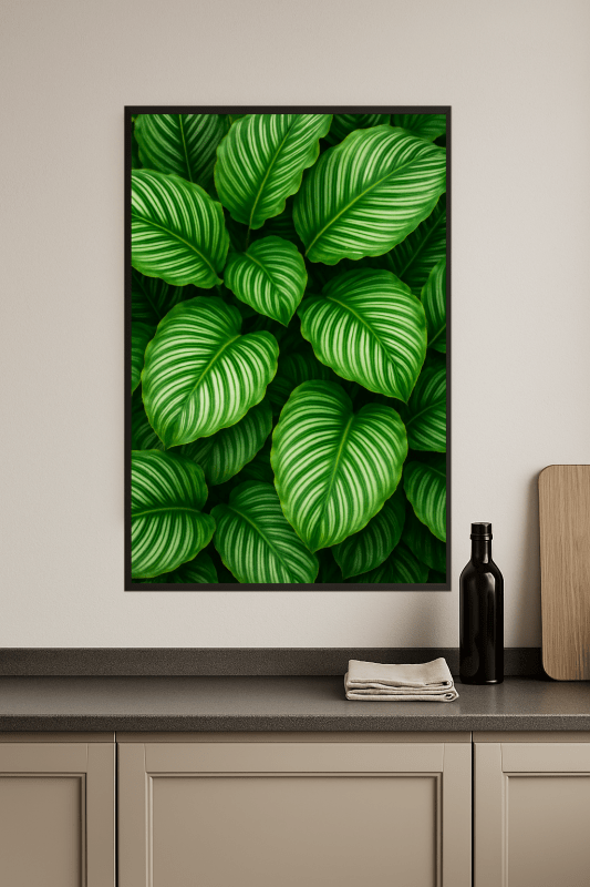 Tropikalny Druk Sztuki Liści - CasaNookDecor