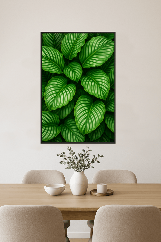Tropikalny Druk Sztuki Liści - CasaNookDecor