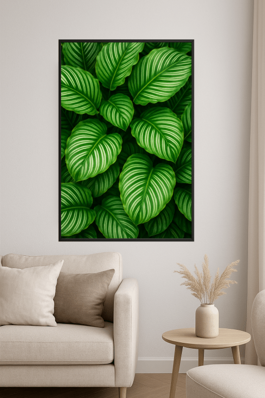 Tropikalny Druk Sztuki Liści - CasaNookDecor