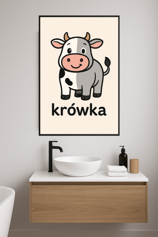 Uroczy Wzór W Krowie Łaty - CasaNookDecor