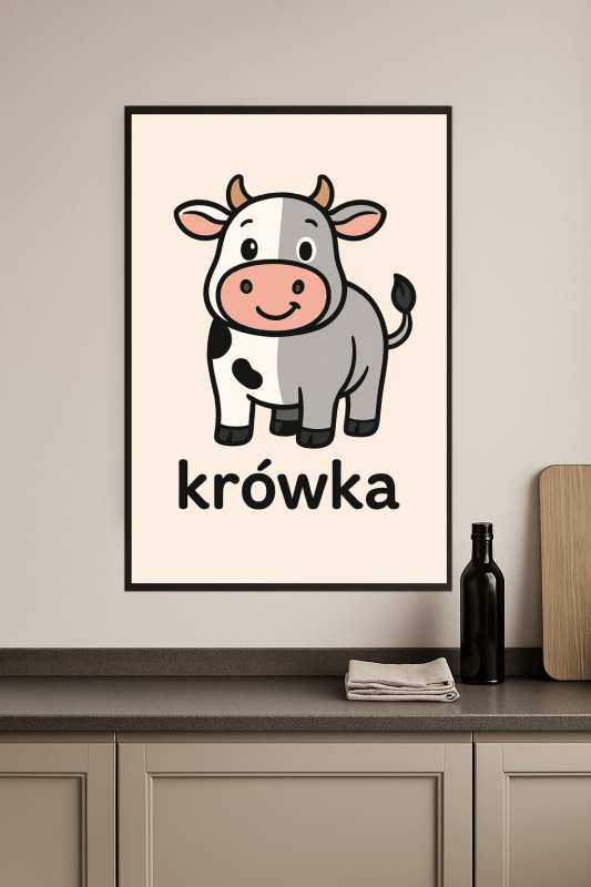 Uroczy Wzór W Krowie Łaty - CasaNookDecor