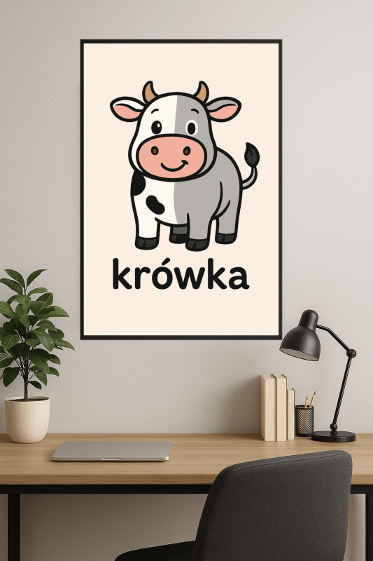 Uroczy Wzór W Krowie Łaty - CasaNookDecor