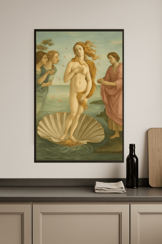Wenus Na Muszli - Grafika - CasaNookDecor